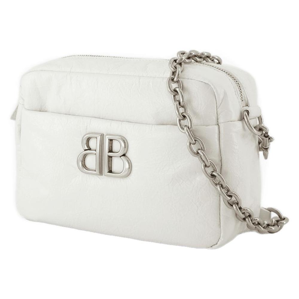White Leather Balenciaga Shoulder Bag