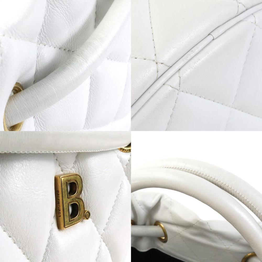White Leather Balenciaga Handbag