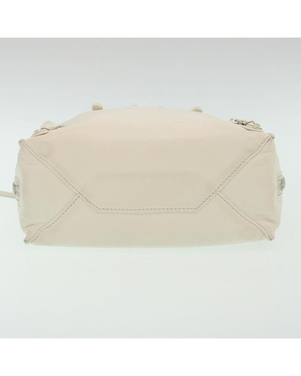 White Leather Balenciaga Shoulder Bag
