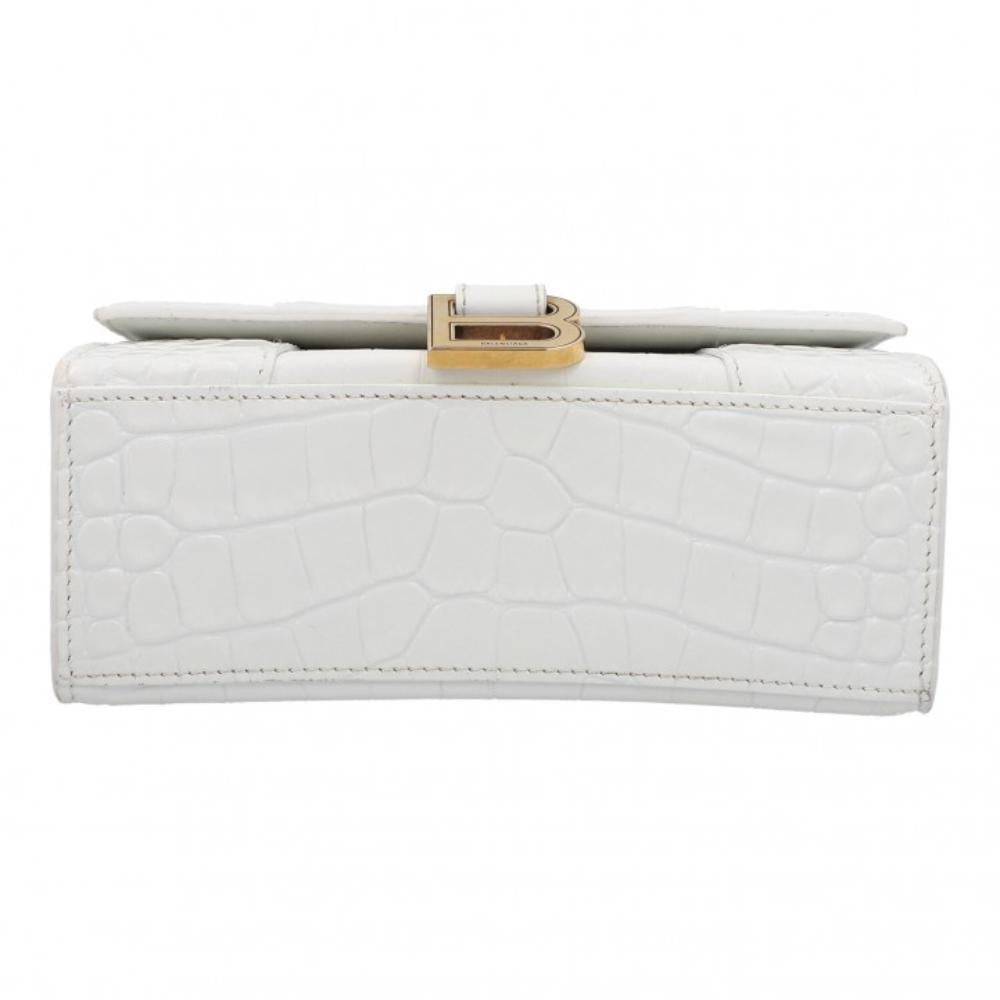 White Leather Balenciaga Crossbody Bag