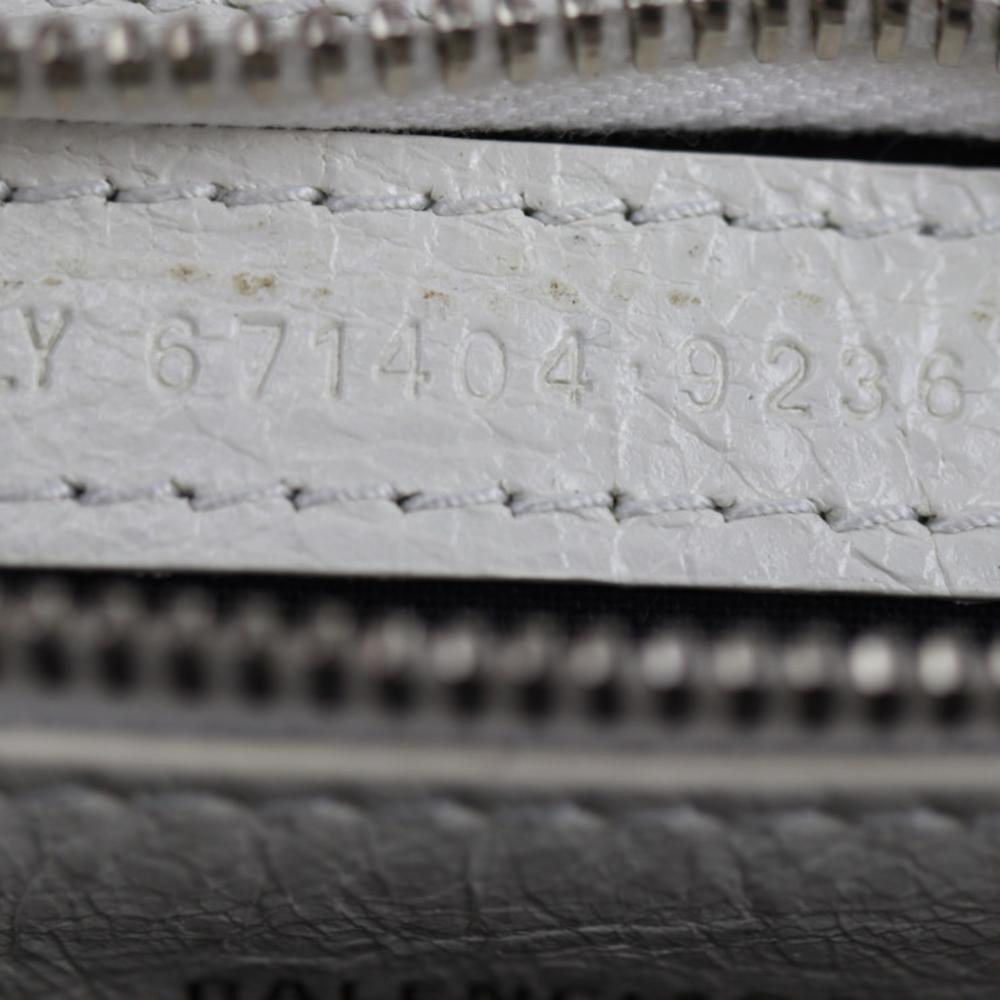 White Leather Balenciaga Handbag