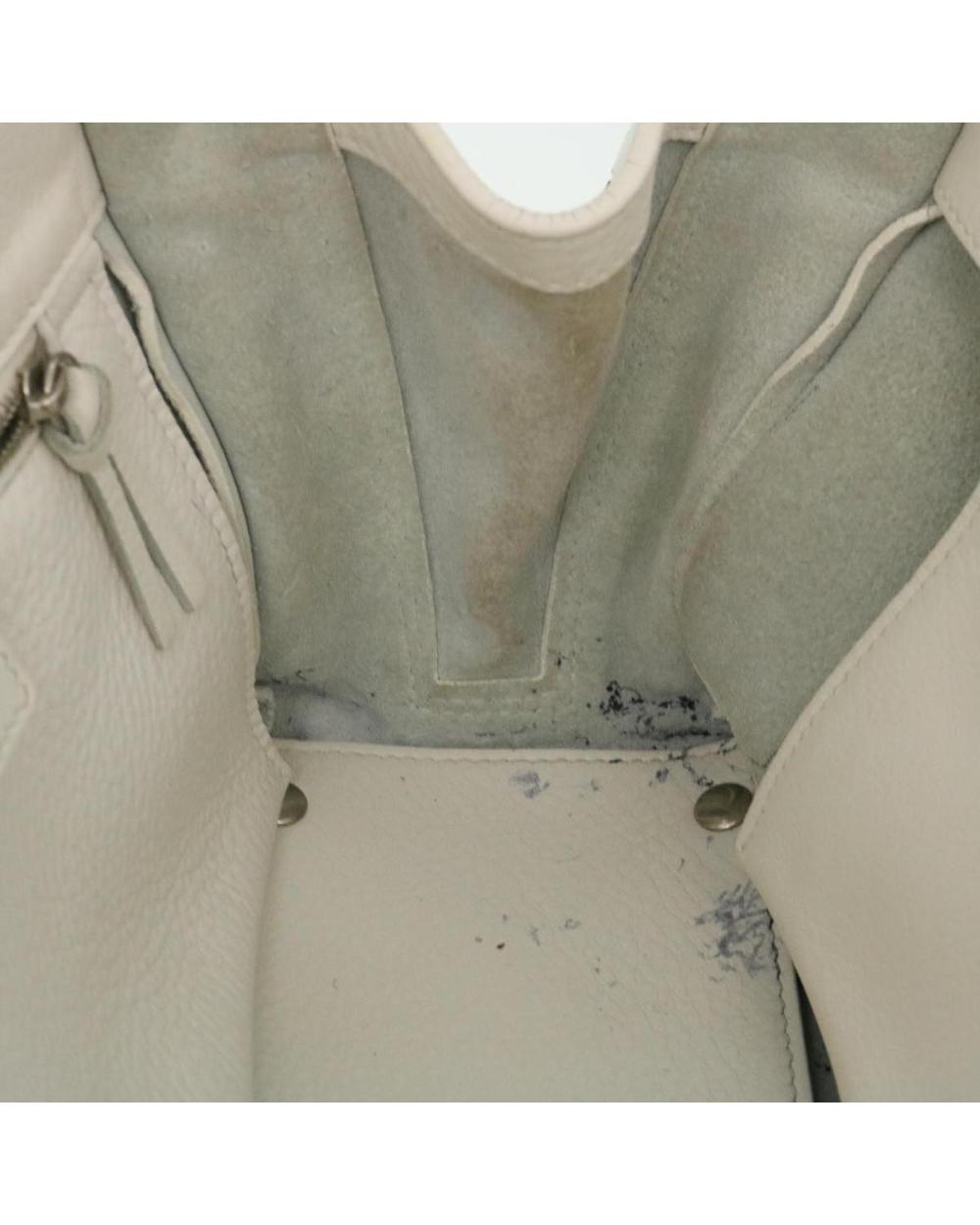 White Leather Balenciaga Shoulder Bag
