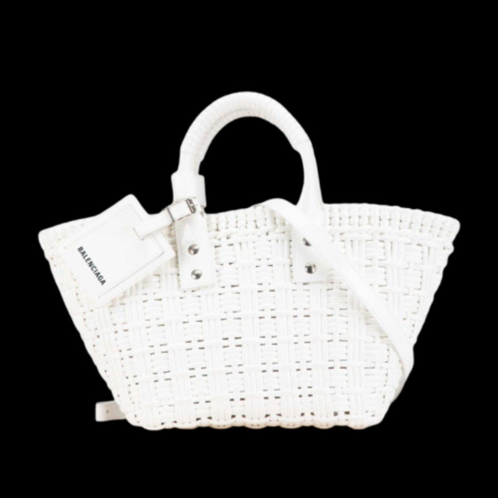 White Plastic Balenciaga Handbag