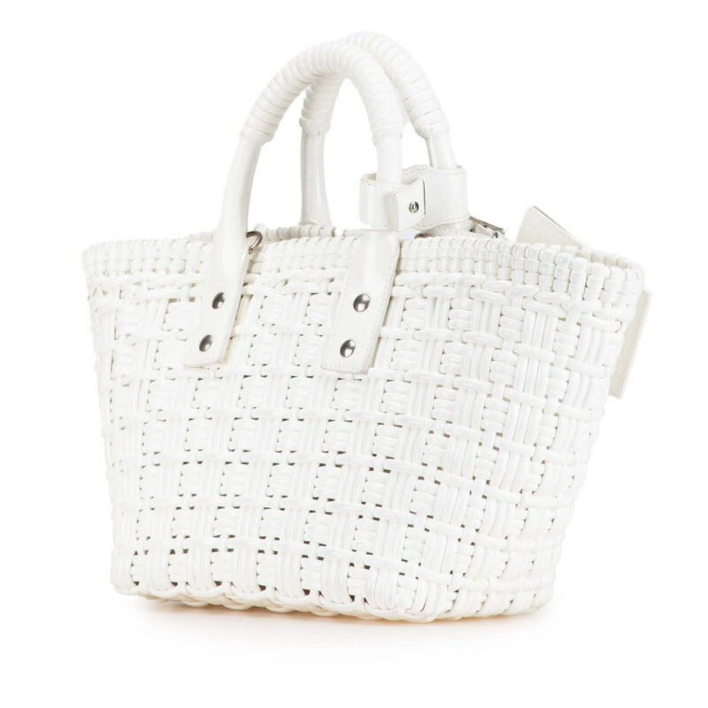 White Plastic Balenciaga Handbag