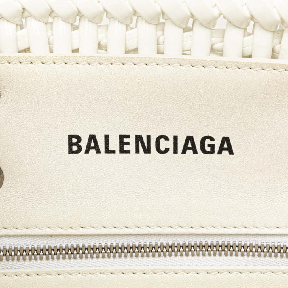 White Plastic Balenciaga Handbag