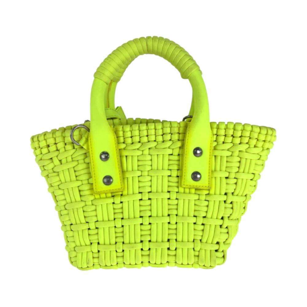 Yellow Fabric Balenciaga Handbag