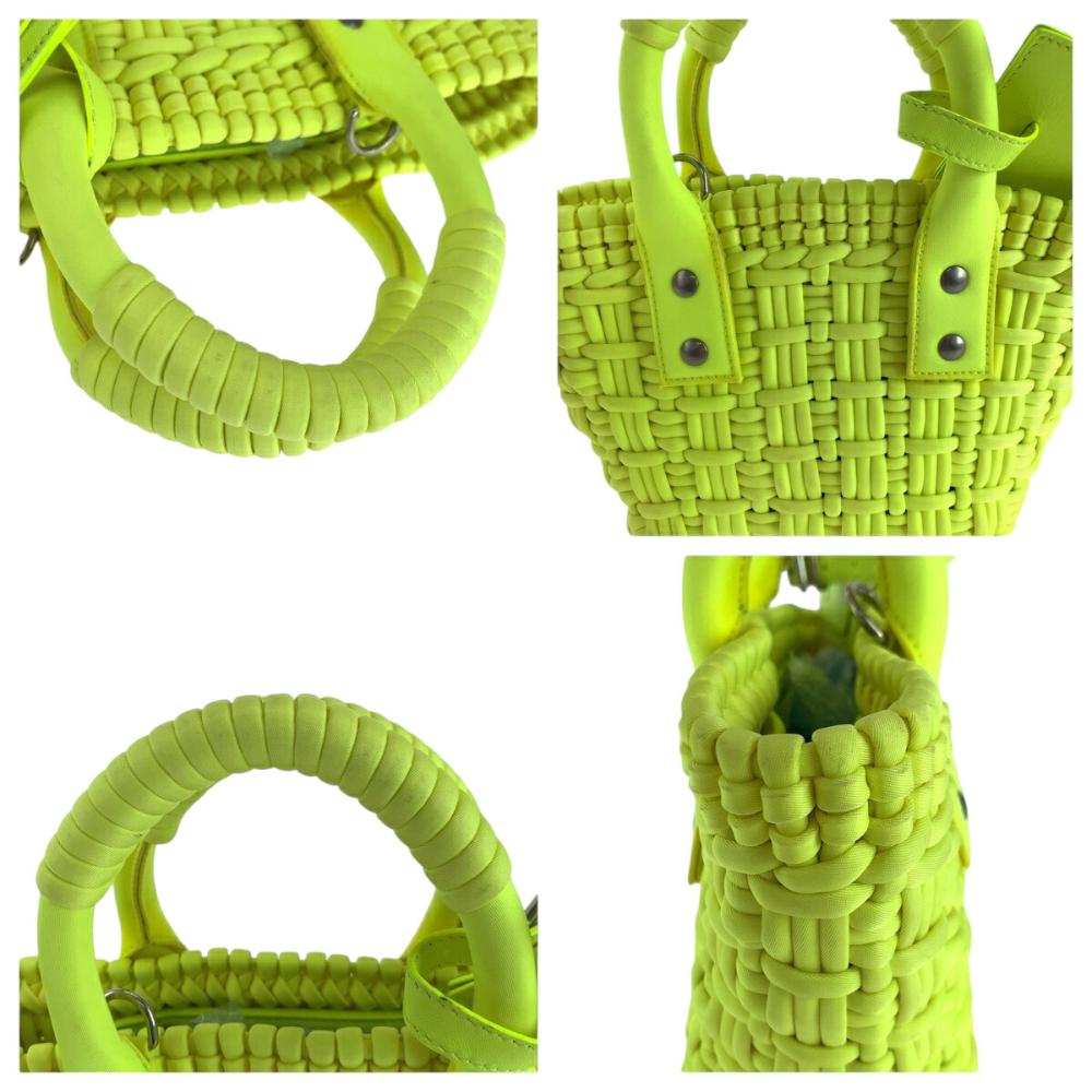 Yellow Fabric Balenciaga Handbag