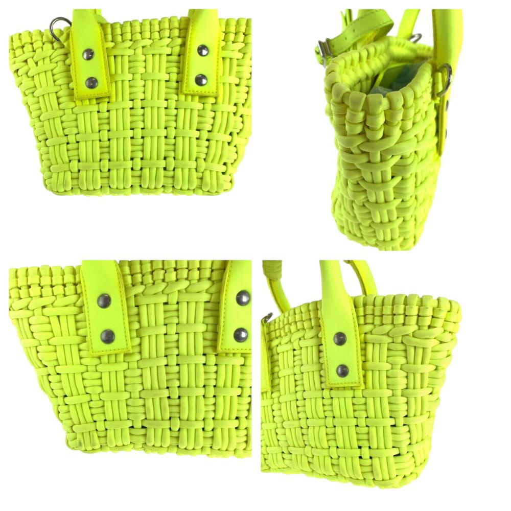Yellow Fabric Balenciaga Handbag