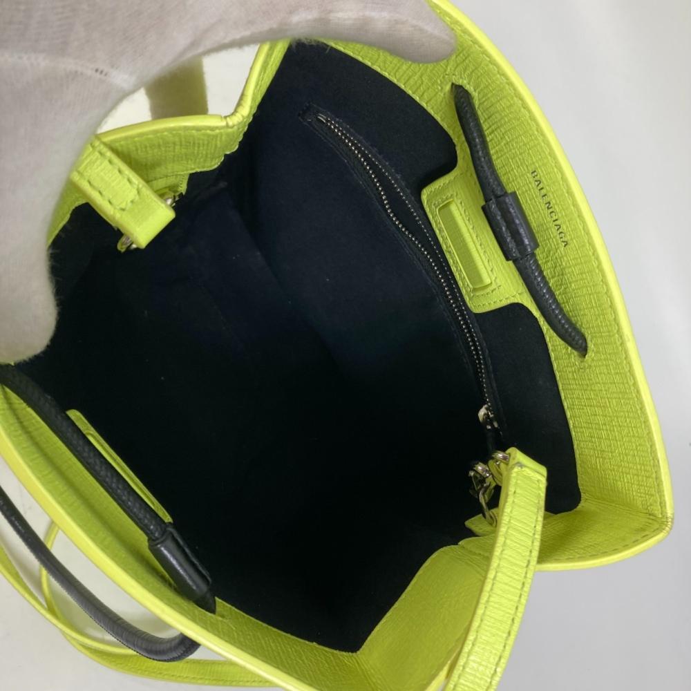 Yellow Leather Balenciaga Tote
