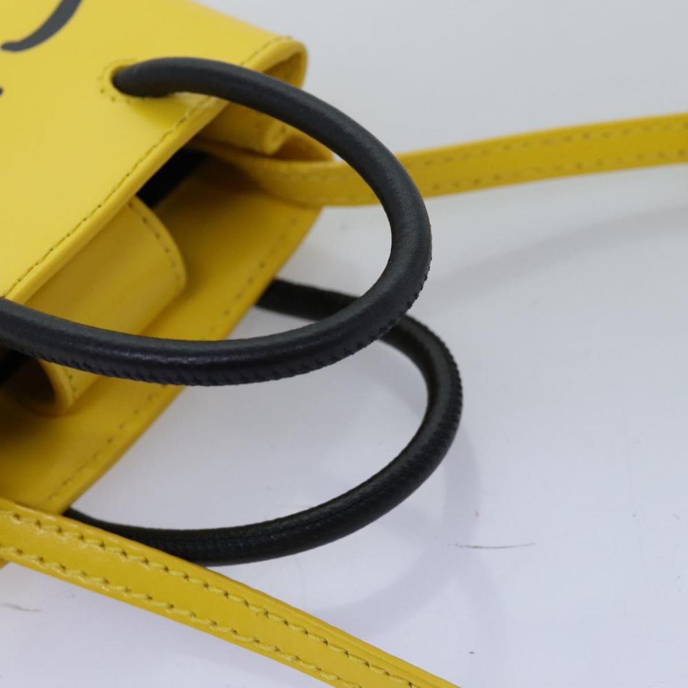 Yellow Leather Balenciaga Handbag