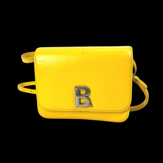 Yellow Leather Balenciaga Shoulder Bag