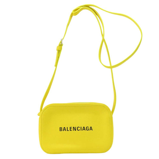 Yellow Leather Balenciaga Crossbody Bag