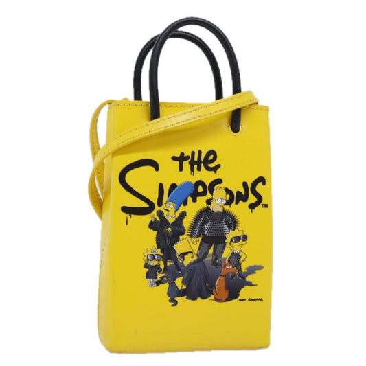 Yellow Leather Balenciaga Handbag