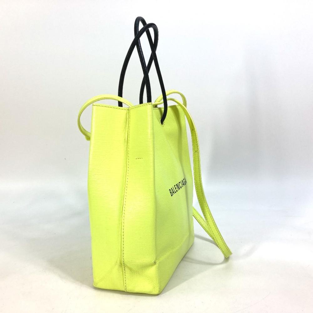 Yellow Leather Balenciaga Tote