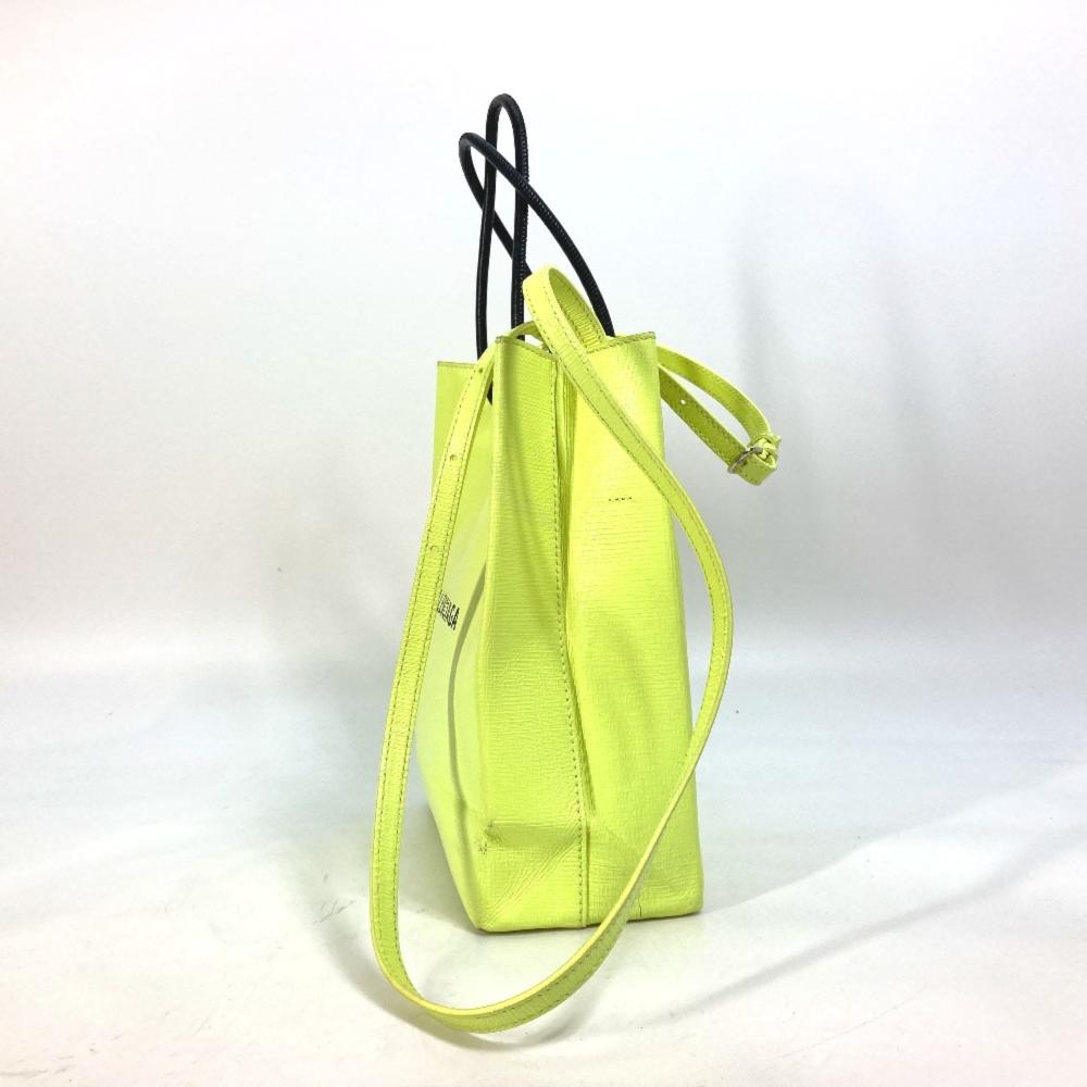 Yellow Leather Balenciaga Tote