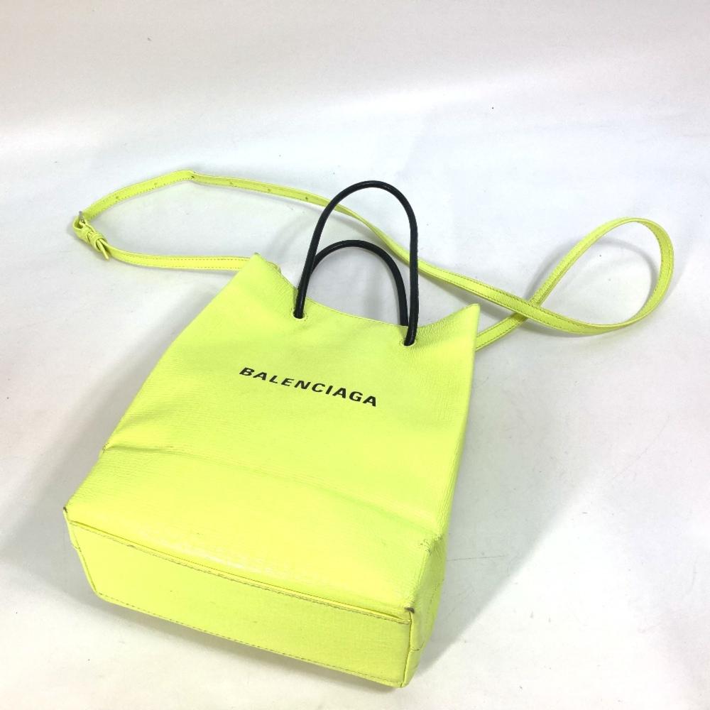 Yellow Leather Balenciaga Tote