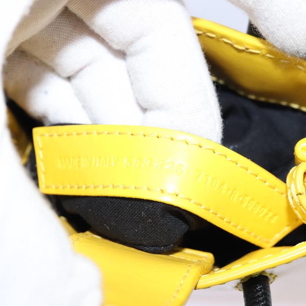 Yellow Leather Balenciaga Handbag
