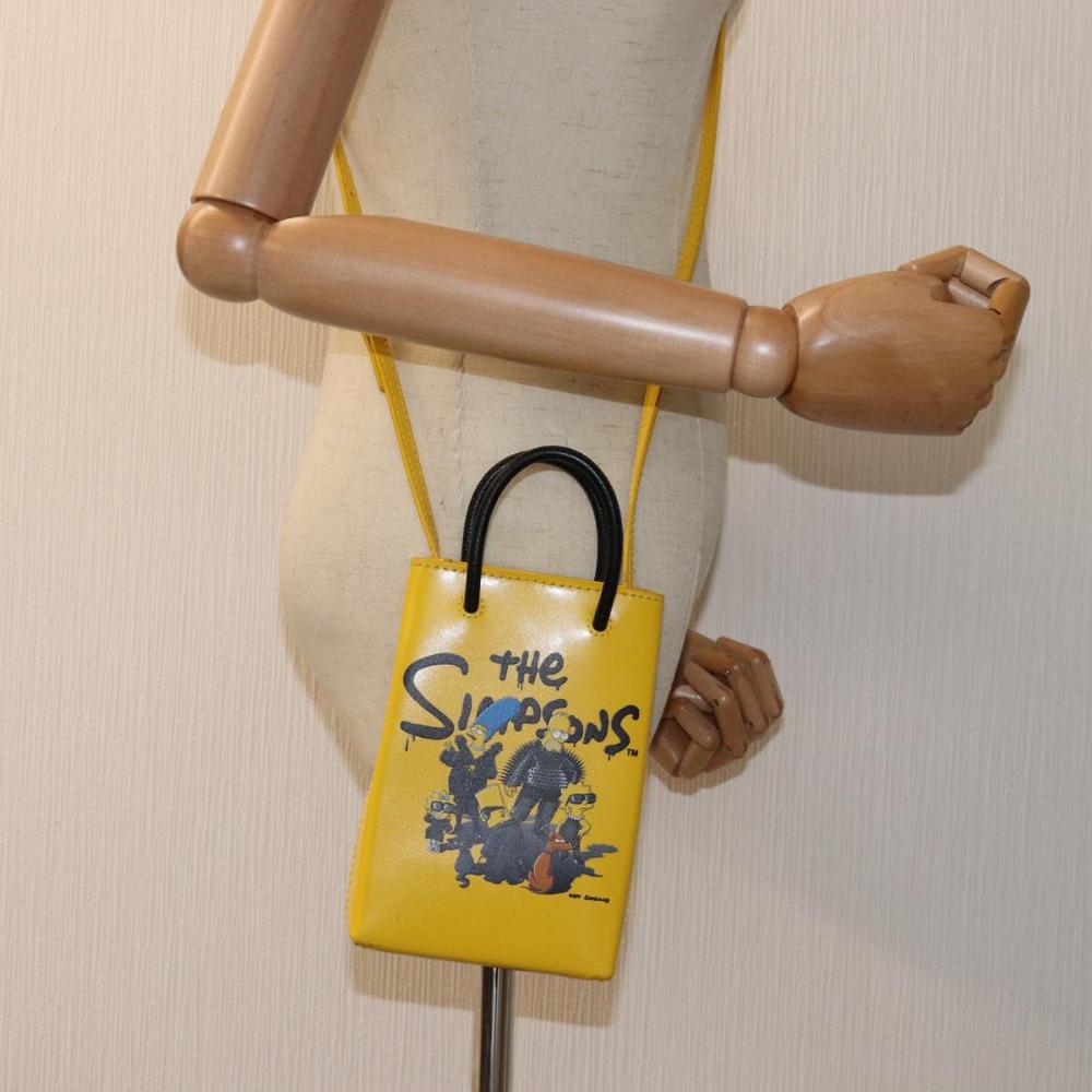 Yellow Leather Balenciaga Handbag
