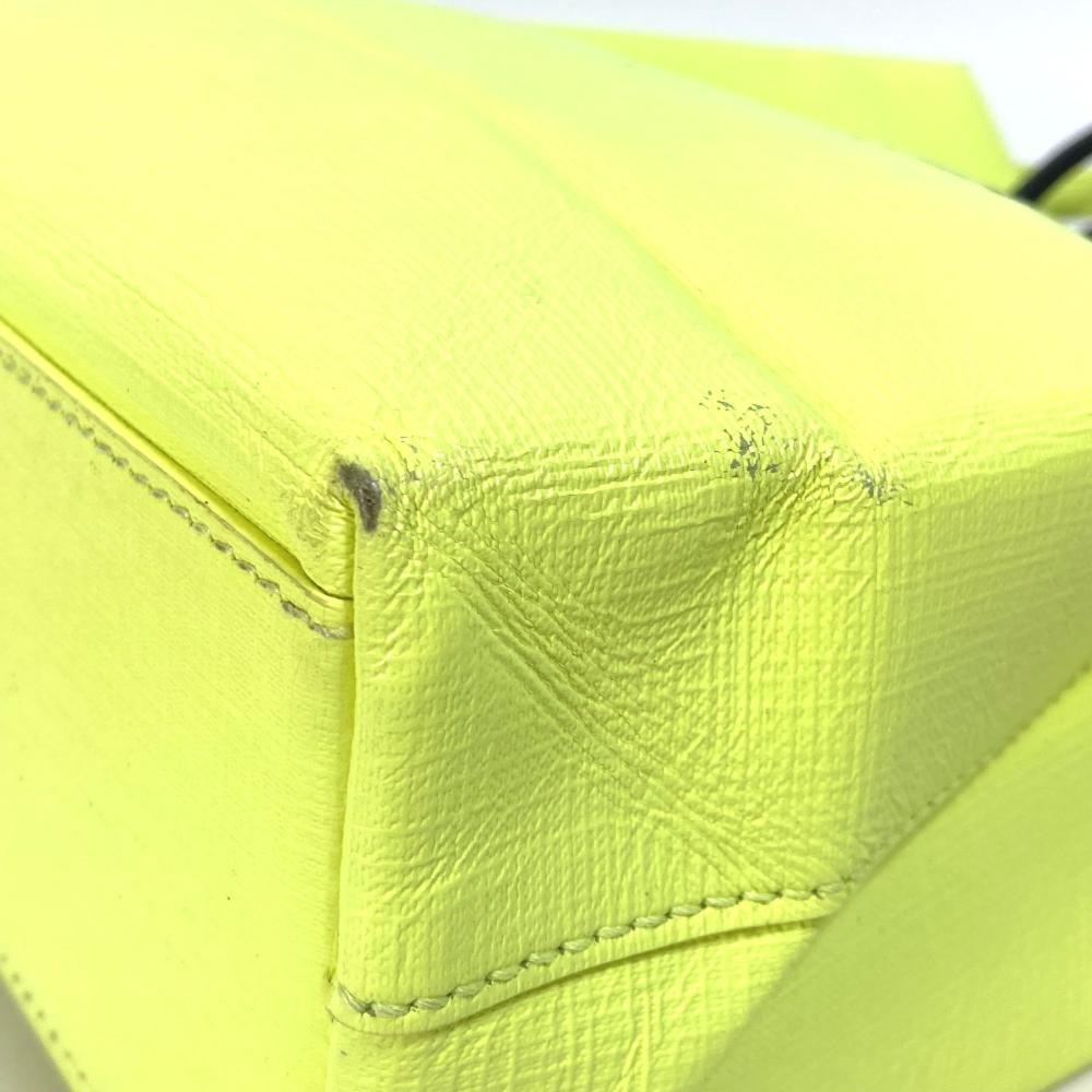 Yellow Leather Balenciaga Tote