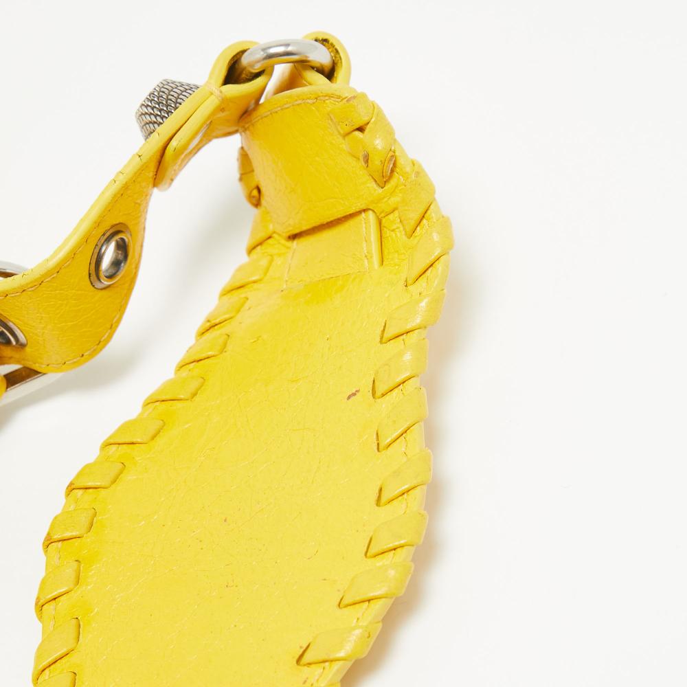 Yellow Leather Balenciaga Shoulder Bag