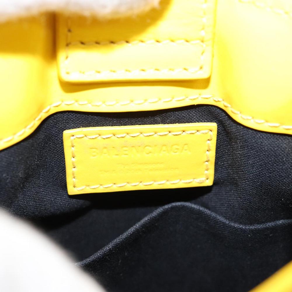 Yellow Leather Balenciaga Handbag