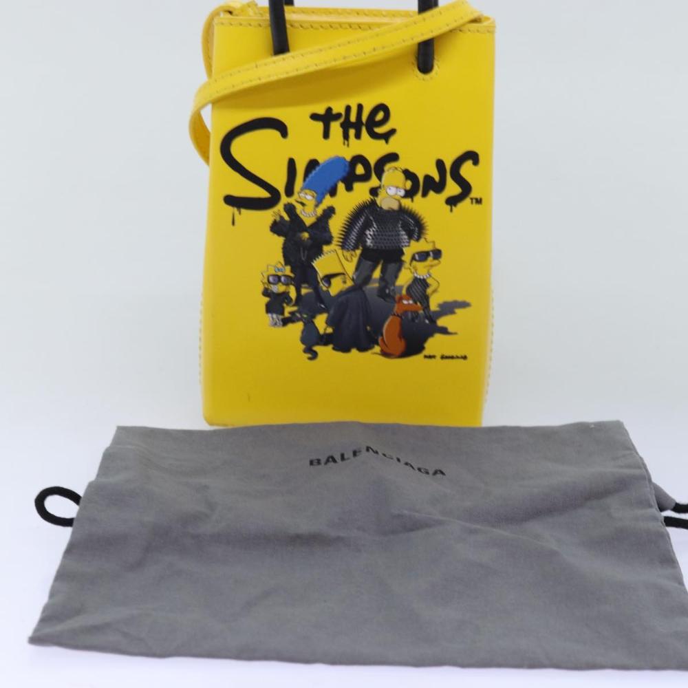 Yellow Leather Balenciaga Handbag