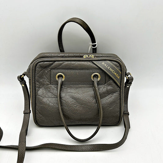 Balenciaga Agneau Blanket Square M Bag - Grey Handle Bags, Handbags LA20405
