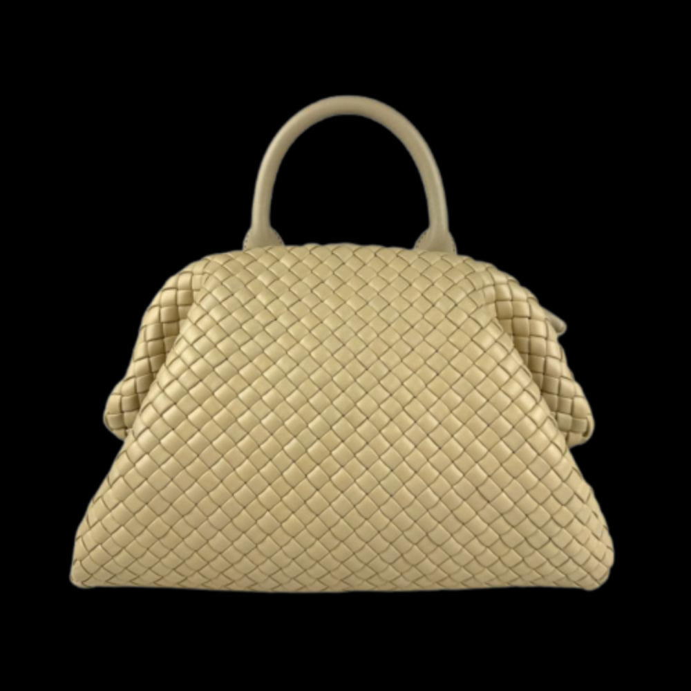 Beige Fabric Bottega Veneta Shoulder Bag