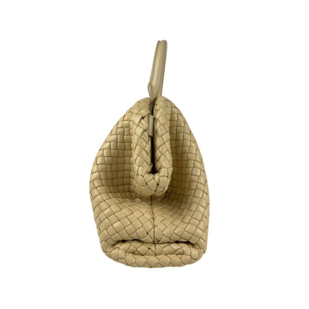 Beige Fabric Bottega Veneta Shoulder Bag