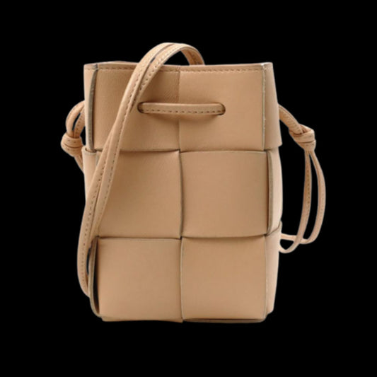 Beige Leather Bottega Veneta Crossbody Bag