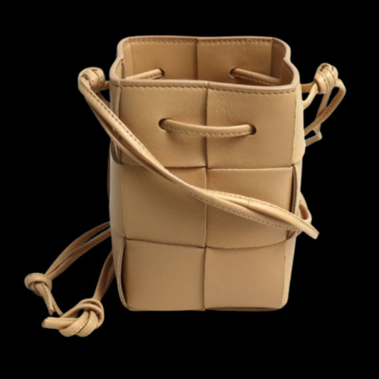 Beige Leather Bottega Veneta Crossbody Bag