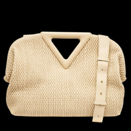 Beige Leather Bottega Veneta Handbag