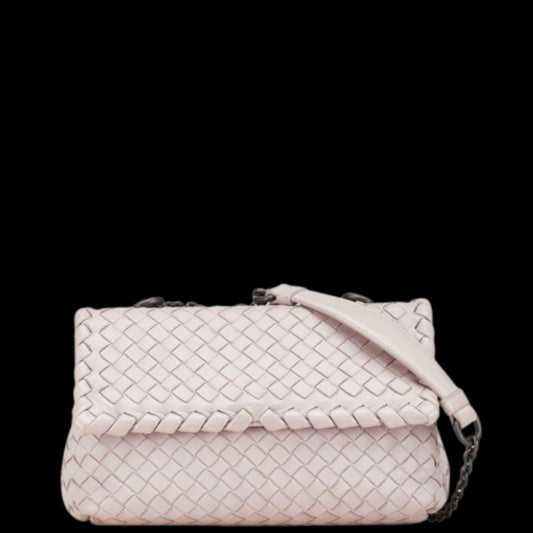 Beige Leather Bottega Veneta Shoulder Bag