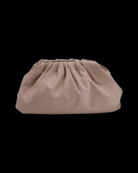 Beige Leather Bottega Veneta Pouches