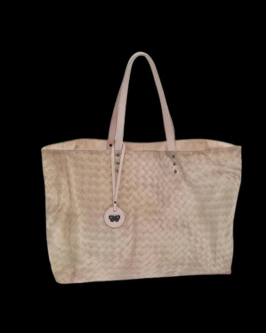 Beige Nylon Bottega Veneta Tote
