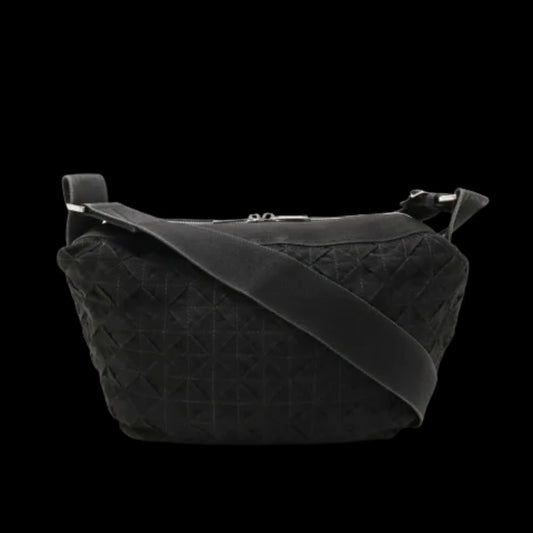 Black Canvas Bottega Veneta Shoulder Bag