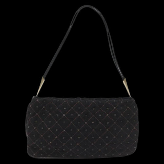 Black Cotton Bottega Veneta Shoulder Bag