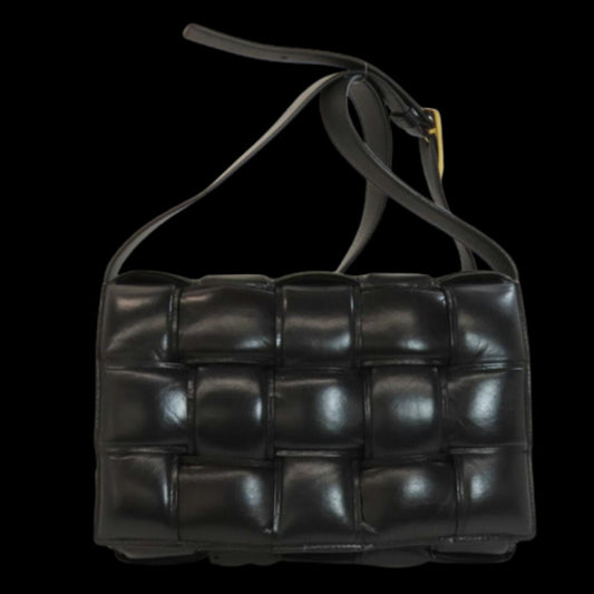 Black Fabric Bottega Veneta Shoulder Bag