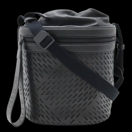 Black Leather Bottega Veneta Shoulder Bag