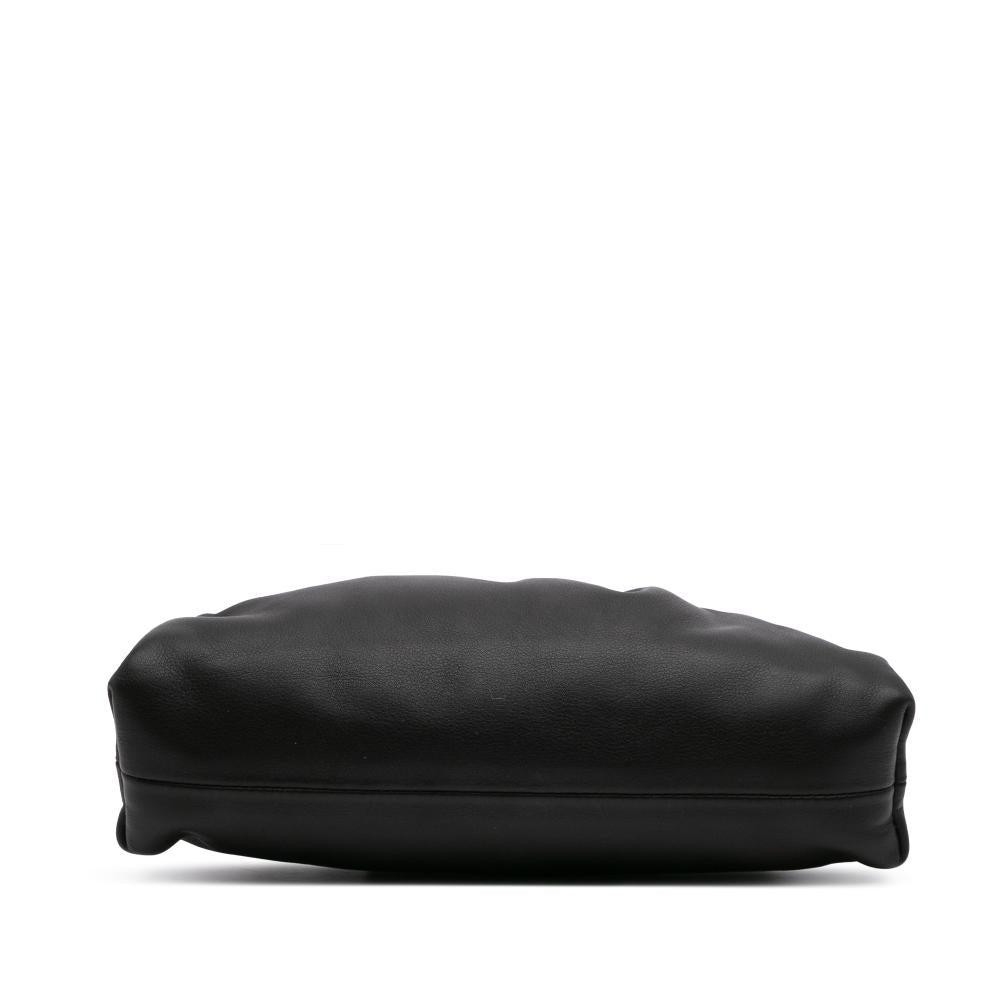 Black Leather Bottega Veneta Pouches