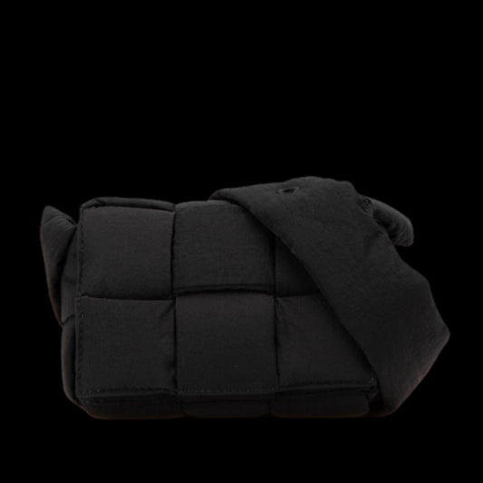 Black Nylon Bottega Veneta Cassette Bag