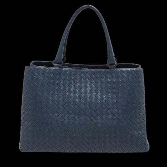Blue Leather Bottega Veneta Tote