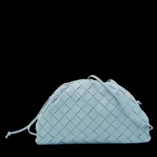 Blue Leather Bottega Veneta Pouches