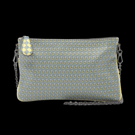 Blue Leather Bottega Veneta Crossbody Bag