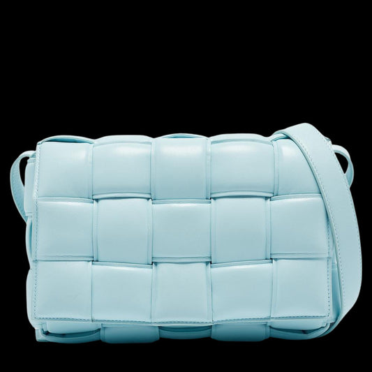 Blue Leather Bottega Veneta Shoulder Bag