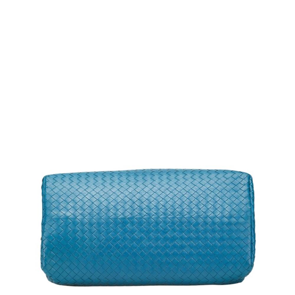 Blue Leather Bottega Veneta Tote