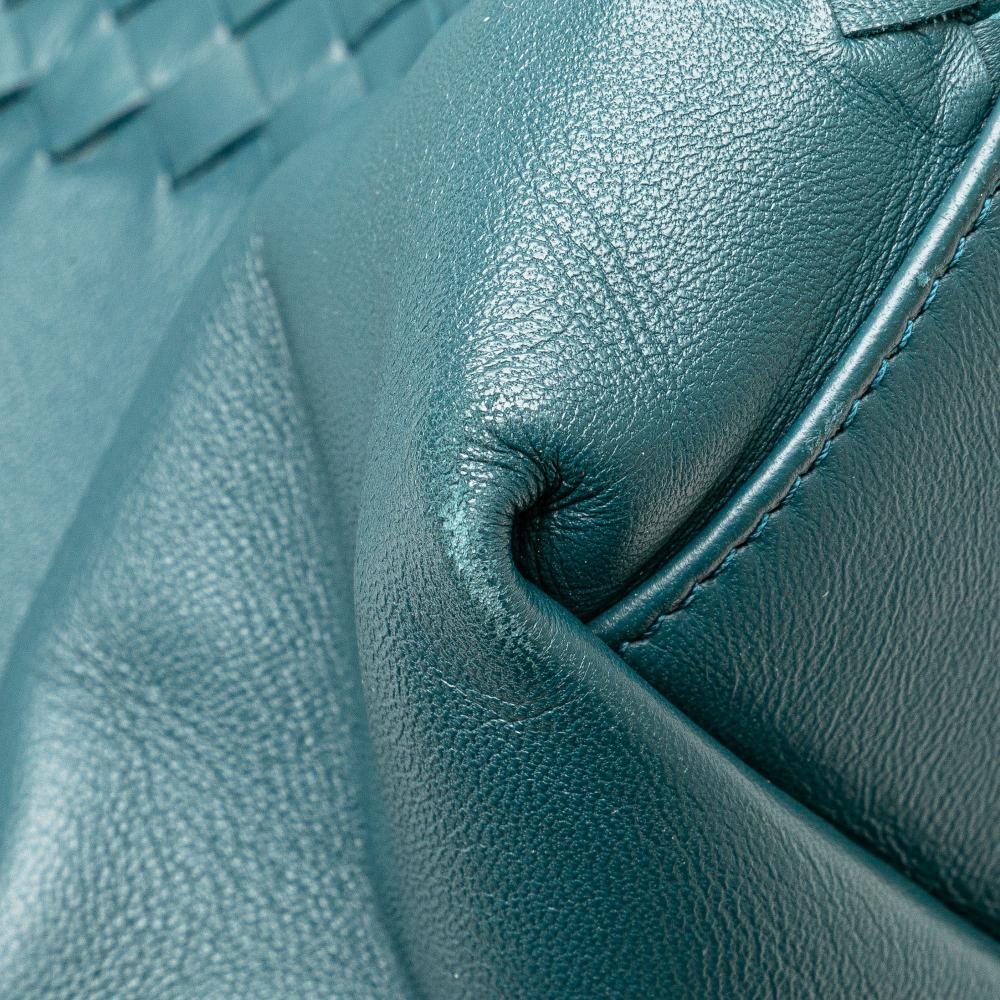 Blue Leather Bottega Veneta Tote