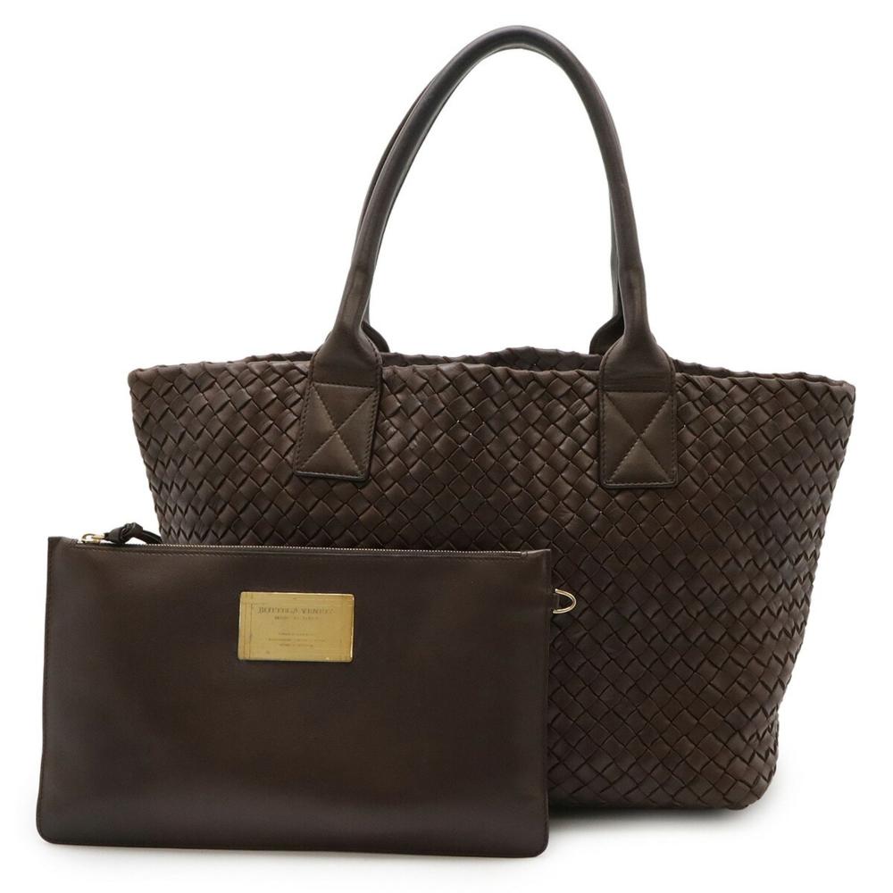 Brown Fabric Bottega Veneta Tote