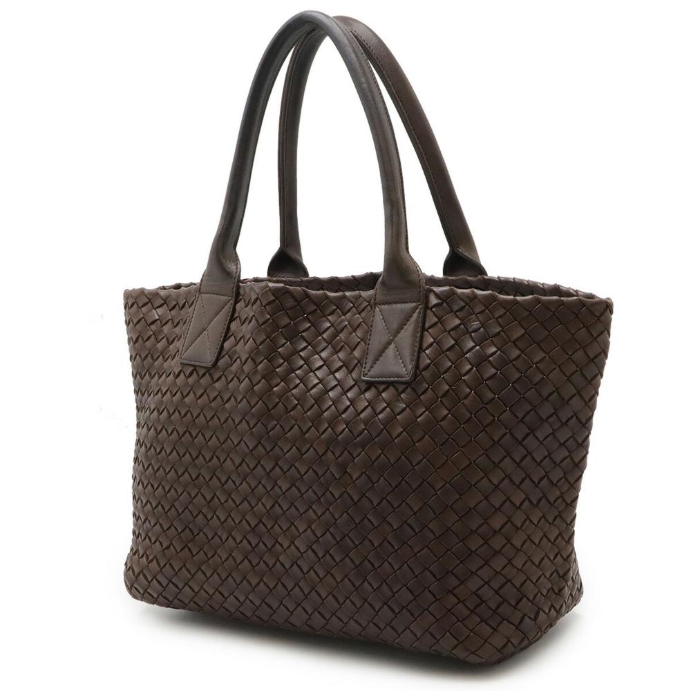 Brown Fabric Bottega Veneta Tote