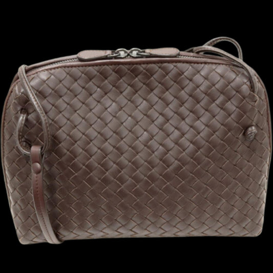 Brown Leather Bottega Veneta Shoulder Bag